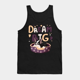 Cute Boston Terrier Dog Breed Sleeping Tank Top